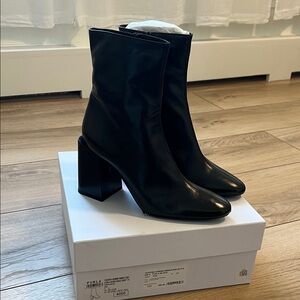 Furla Black Heeled Boots for Women